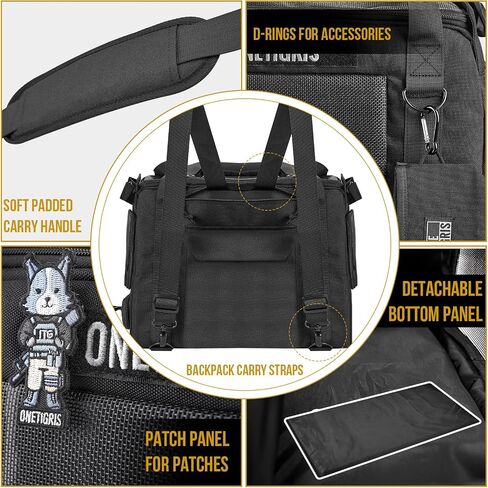 Onetigris Portable Pet Carrier for Small Puppy Dog and Cat, Multi Carry Way Soft Sided Carrier, Lightweight Adjustable Travel Pet Carrier for Outdoor Walking, Vet Visit, Camping, Up to 12lbs in Saudi Arabia