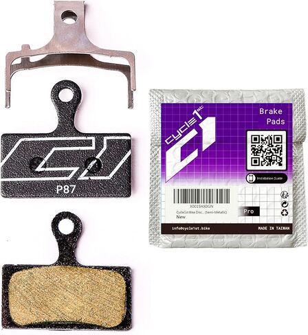 Bike Disc Brake Pads Compatible with/Replacement for Shimano XTR XT SLX Deore Alfine FSA K-Force Afterburner Rever MCX1-Braking Stability for Road/Mountain Bikes 87 in Saudi Arabia