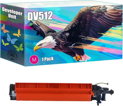 DV512 Developer Unit Compatible for Konica Minolta bizhub C284e C364 C364e C454 C454e C554 C554e Printers, High Yield 300000 Pages, Bright Colors Clear Printing (4-Pack BK/C/M/Y) in Kuwait