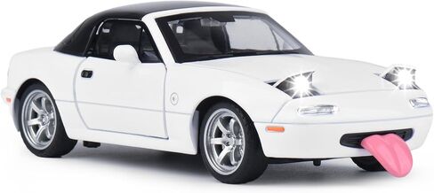 ألعاب السيارات للأولاد 1 32 سيارات Diecast لسيارة Mazda Miata MX-5 Metal Toy ، متوافقة مع مجموعة Mazda MX5 Collectibles طراز ، وسحب السيارات مع الأضواء والأصوات ، والسيارات للأولاد الذين تتراوح أعمارهم بين 4-7 （أحمر）） in Kuwait