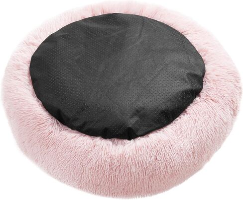 Juicy Couture Devon Faux Fur Large Gray Round Pet Bed for Dogs and Cats in Kuwait
