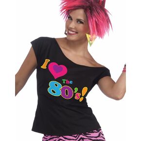 Forum Novelties Women's 80's Remix Costume Shirt