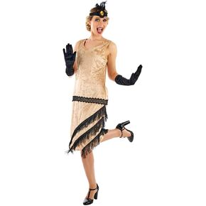 Fun Shack Flapper Costumes For Women, 20s Flapper Dress for Women, Roaring 20s Costumes For Women, 1920 Flapper Dress Women