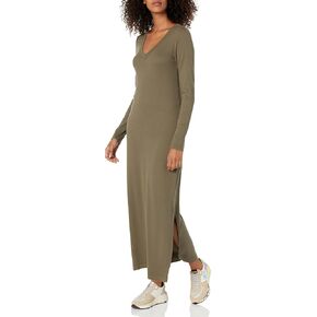Michael Stars Women's Fowler V-Neck Maxi Dress