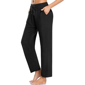 ASIMOON النساء Sweatpants مع جيوب فضفاضة مريحة سراويل تقليدية خفيفة الوزن الرباط ركض الجري تجريب صالة السراويل in Kuwait