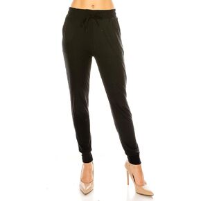 Eevee Women's Casual Joggers Pants - Elastic Waist Drawstring Tapered Pockets Soft Jersey Running Workout Yoga Athletic…
