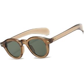 Retro Round Sunglasses for Women Men Vintage Trendy Circle Sun Glasses Fashion chunky shades