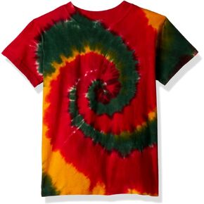 Liquid Blue Kids' Rasta Spiral Short Sleeve T-Shirt