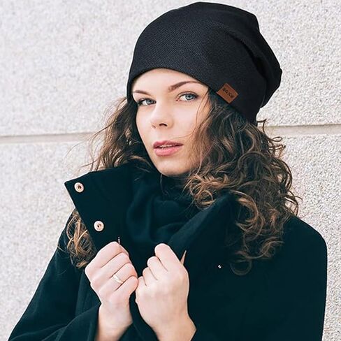 قبعة BGXW العصرية المترهلة للرجال والنساء، قبعة جمجمة من القماش المحبوك المترهلة للتهوية والمرونة in Kuwait