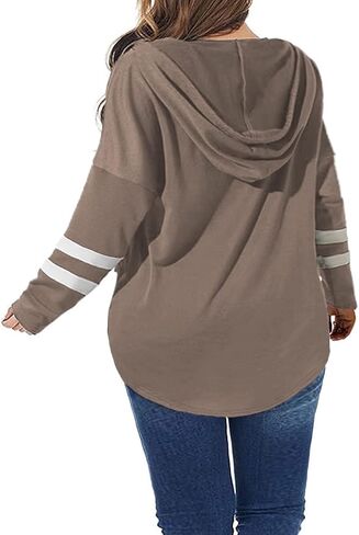 Plus-Size Hoodies for Women Winter Pullover Sweatshirts Hoodies 1XL-5XL in Kuwait