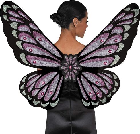 Multicolor Passion Wings Costume (27"x8") 1 Count - Ideal for Halloween, Fairy-Themed Parties & Stage Plays in Saudi Arabia