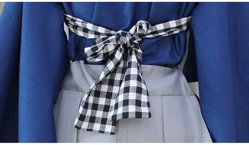 ملابس Kendo Kimono Cosplay Japanese Samurai Kimono Costume Kashuu Kiyomitsu Hakama بنطلون أنيمي فاخر (أزرق، L) in Kuwait