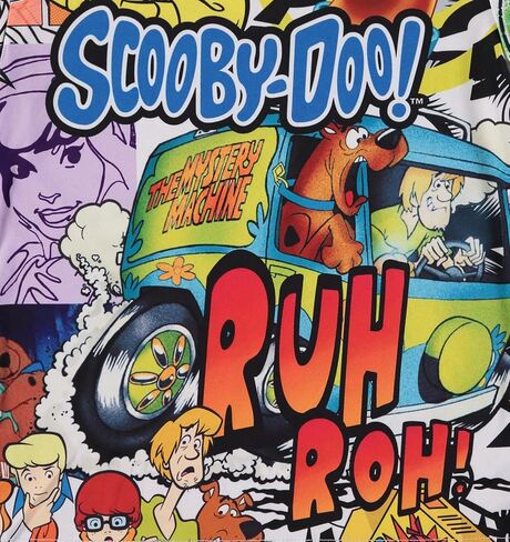 تي شيرت سكوبي دو للأولاد 4-20 بأكمام قصيرة وطباعة كلاسيكية بالكامل برسوم سكوبي آند ذا جانج in Kuwait