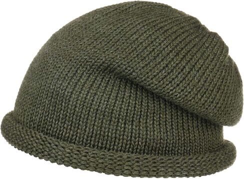Lierys Rolled Edge Knit Hat Women/Men | Made in Germany in Saudi Arabia
