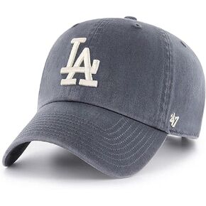 '47 MLB Vintage Navy Clean Up Adjustable Hat Cap, Adult One Size (Los Angeles Dodgers Vintage Navy)