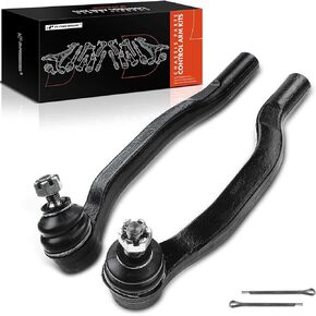 A-Premium 2 x Front Outer Tie Rod Ends, Compatible with Honda Accord 1998-2002, Acura TL 1999-2003, CL 2001-2003, Replace # ES3491 ES3490