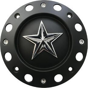 KMC XD Series 775L239B Black Wheel Center Cap Dually Fit