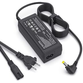 65W Laptop Adapter Power Charger for Toshiba Satellite C55 C655 C850 C50 L755 C855 L655 L745 P50 C855D C55D S55;Portege Z30 Z930 Z830;Satellite Radius 11 14 15 PA3917U-1ACA Power Supply Cord