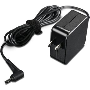 Lenovo 45W Computer Charger - Round Tip AC Wall Adapter (GX20K11838), Black, Lenovo 45W AC Wall Adapter (Round Tip)