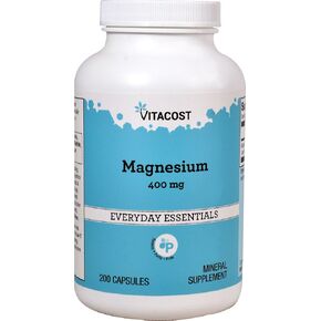 Vitacost Magnesium - 400 mg - 200 Capsules