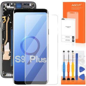 استبدال شاشة OLED لهاتف Samsung Galaxy S9 Plus لشاشة Samsung S9 Plus LCD SM-G965F SM-G965U LCD محول الأرقام شاشة تعمل باللمس جزء إصلاح الجمعية مع الإطار in Saudi Arabia