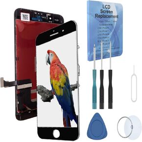 for iPhone 7 4.7 inch LCD Display Screen Replacement Digitizer Assembly Touchscreen with 3D Touch in Black(with Tool Kits)