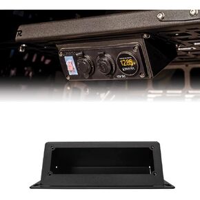 The 12 Volt Accessory Panel Mount Compatible with Blue Sea Systems 12v Accessory Panel | Bolts to Molle Panels & Flat Surfaces | Made in The USA | Rago Fabrication
