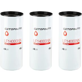 LF14000NN Oil/Lube Filter Compatible with ISX ISM QSX QSM QST X15 M11 Diesel Engines Replaces LF14000NN 4367100 LF9080 P559000 LF9001 BD7154 57746XD 600-211-1340(set of 3)