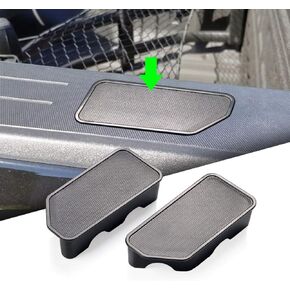 Yumzeco Bed Rail Stake Pocket Covers Compatible with Chevy Colorado/GMC Canyon 2015 2016 2017 2018 2019 2020 2021 2022 2023,Truck Bed Rail Hole Plugs (NOT fit Silverado & Sierra)(2Pcs)