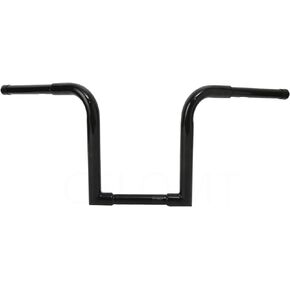 10'' Rise 1.25'' Ape Hanger HandleBars Fit Harley Sportster XL883 1200 FLST FXST Street Bob Gloss Black