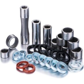 [Factory Links] Dirt Bike Linkage Bearing Rebuild Kits compatible with HM CRE/M-F 450R (07-14), CRE-F 250R (10-13), Honda CRF 250R (10-17), CRF 450R (09-16)