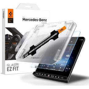 Spigen Tempered Glass Screen Protector [GlasTR EZ FIT] Designed for Mercedes Benz C Class (2022/2023/2024), GLC Class (2023/2024) 11.9 inch Dashboard Touchscreen - Matte/Anti Finger Print