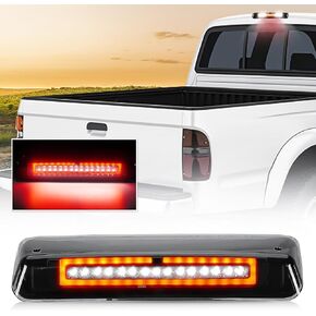 LED Third 3rd Brake Light for 04-08 Ford F150, 07-10 Explorer, 06-08 Lincoln Mark Rear Cargo Lamp High Mount Stop light (Smoke Lens)