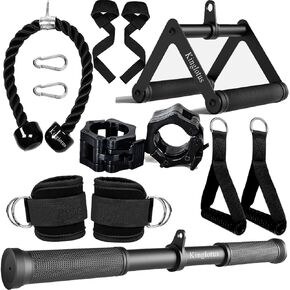 Cable Machine Accessories for Home Gym,Triceps Pull Down Accessories,LAT Pull Down Attachment。
