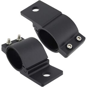 Tube Clamp 2Pcs (Approx 3" - 3.2") Universal Bull Bar Mounts Bracket Clamp Kit for Car Crash Bar Guard Offroad Work Lights LED Bar Driving Lights