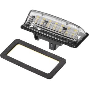 Motoforti LED License Plate Light, LED License Plate Light Tag Lamp, for Nissan Maxima 2016-2022, Plastic, No.265108991B, Black in Saudi Arabia