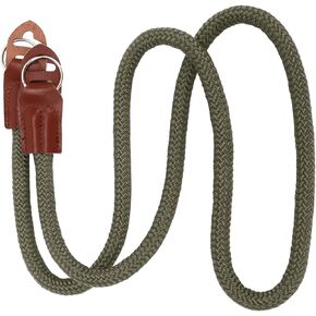 Portable Cowhide Leather Camera Shoulder Strap,Cylindrical Nylon Camera Neck Shoulder Strap,Digital SLR Camera Straps
