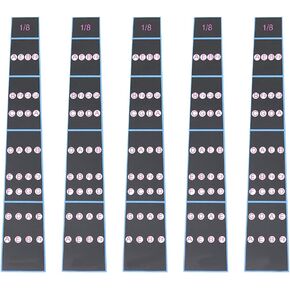 Violin Finger, 5Pcs Violin Fretboard Sticker - Fretless Fingering for Beginner(1/4)