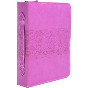 "Divinity Boutique Bible Business Report Cover (25683) | X-Large Fits Bibles up to 10" X 7" X 1.50", Rose