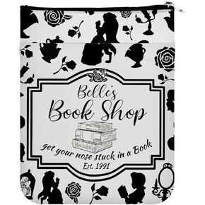 MAOFAED Fairy Tale Inspired Gift Book Lover Gift Fairy Tale Book Sleeve Princess Gift Book Cover for Paperback (Belles Book Shop)