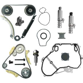 94201s 9-4201sx Engine TIming Chain Kit Guide Rail Set Fit for 2011 2012-2017 Buick Regal Lacrosse Verano GMC Terrain, 09-17 chevy Equinox Malibu Captiva lmpala HHR Cobalt 2.2l 2.4 Pontiac 94201sx