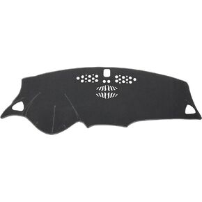 X AUTOHAUX Car Dashboard Cover Gray Polyester Non-Slip Mat Protector Carpet Sun Proof for Chevrolet Malibu 2016 2017 2018