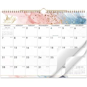 تقويم حائط Lemome 2024-2025 - تقويم حائط 2024-2025، يوليو 2024 - ديسمبر 2025، 14.8 × 11.4 بوصة، 18 تقويمًا شهريًا مع تواريخ جوليانية