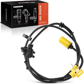 A-Premium Rear Left or Right ABS Wheel Speed Sensor - Compatible with Chrysler & Dodge Models - Town & Country, Caravan, Grand Caravan - Rear Driver or Passenger Side, Replaces 5136038AA, 5136038AB