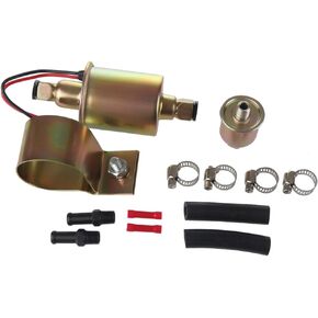 EP-014 High Pressure (5-9PSI) 12VUniversal Standard Self Priming Heavy Duty Gas Diesel In-Line In-Tank Electric Fuel Pump With Installation Kit Metal Solid Petro Gasoline or Diesel Engine in Kuwait