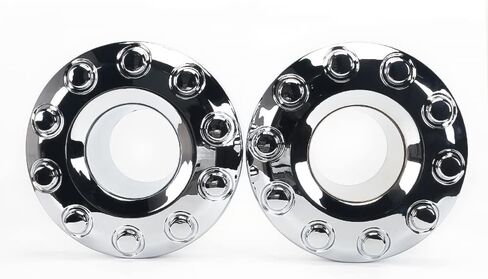 5C3Z1130NA 1 Pair Dually Chrome 10 Lug Wheel Center Hub Cap Fits for Ford F450 F550 2005-2017 in Saudi Arabia