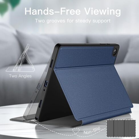 JETech Folio Case for Samsung Galaxy Tab A9 Plus 11", Black in Kuwait