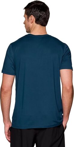 Avalanche Logo T-Shirt for Men, Stretch Jersey Short Sleeve Crewneck Tee for Hiking, Workouts, Running, Casual Wear in Saudi Arabia