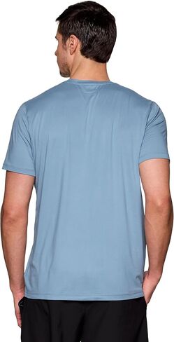 Avalanche Logo T-Shirt for Men, Stretch Jersey Short Sleeve Crewneck Tee for Hiking, Workouts, Running, Casual Wear in Saudi Arabia