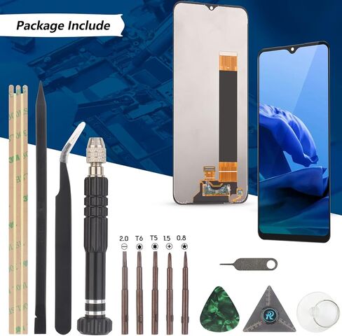 شاشة YWLRONG لهاتف Samsung Galaxy A13 4G استبدال شاشة LCD تعمل باللمس محول رقمي داخلي لمجموعة استبدال A135F A135U A135M مع عدة in Saudi Arabia